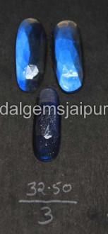 Blue Labradorite Rose Cut Slices
